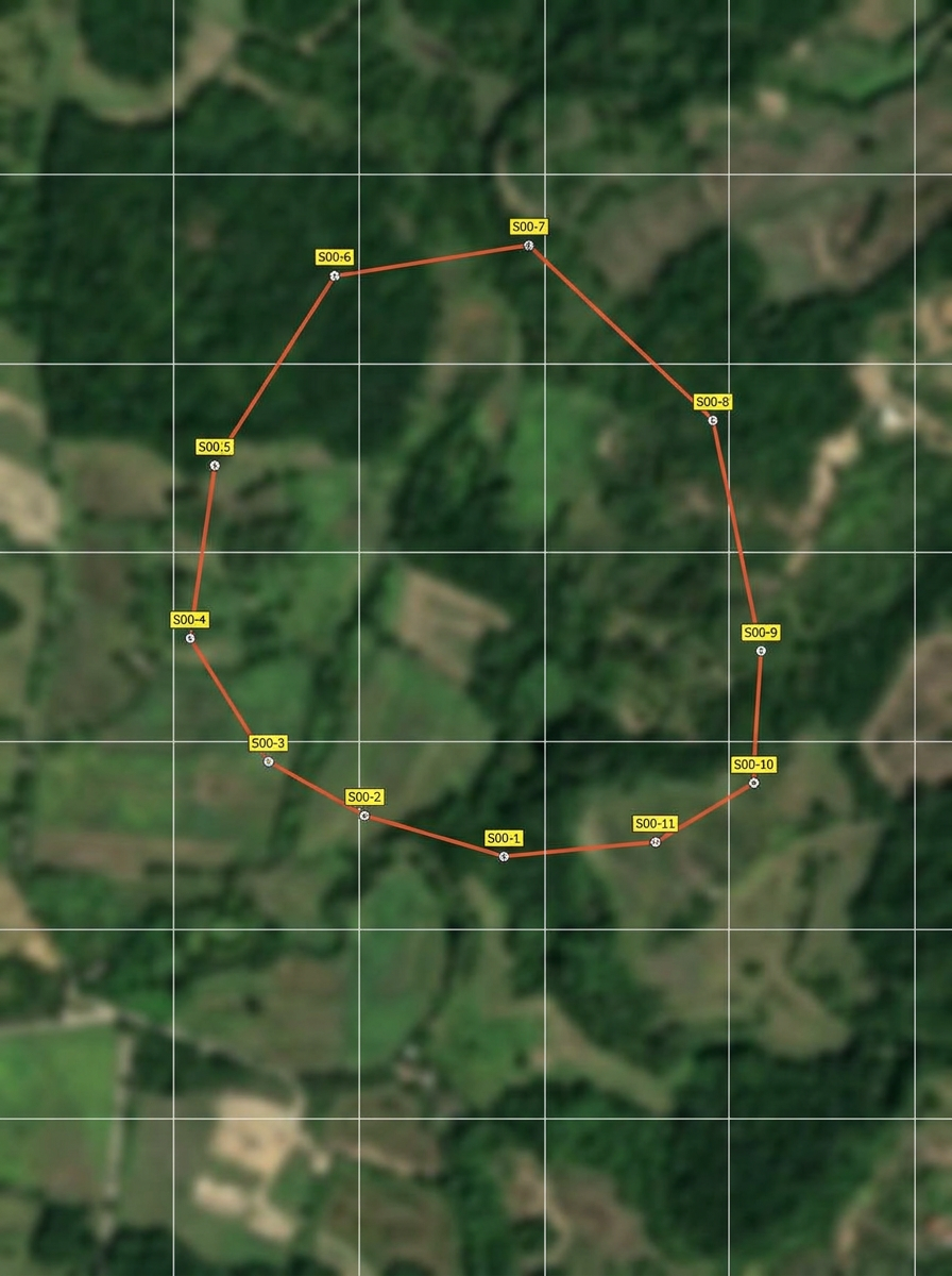 Vietnam — survey polygon